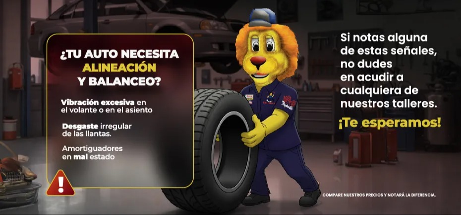 Tu auto necesita alineación y balanceo?