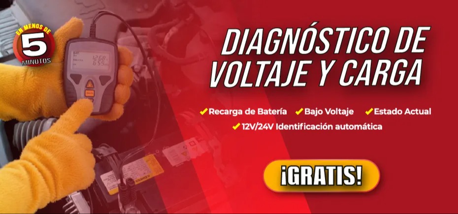 Diagnóstico de voltaje y carga